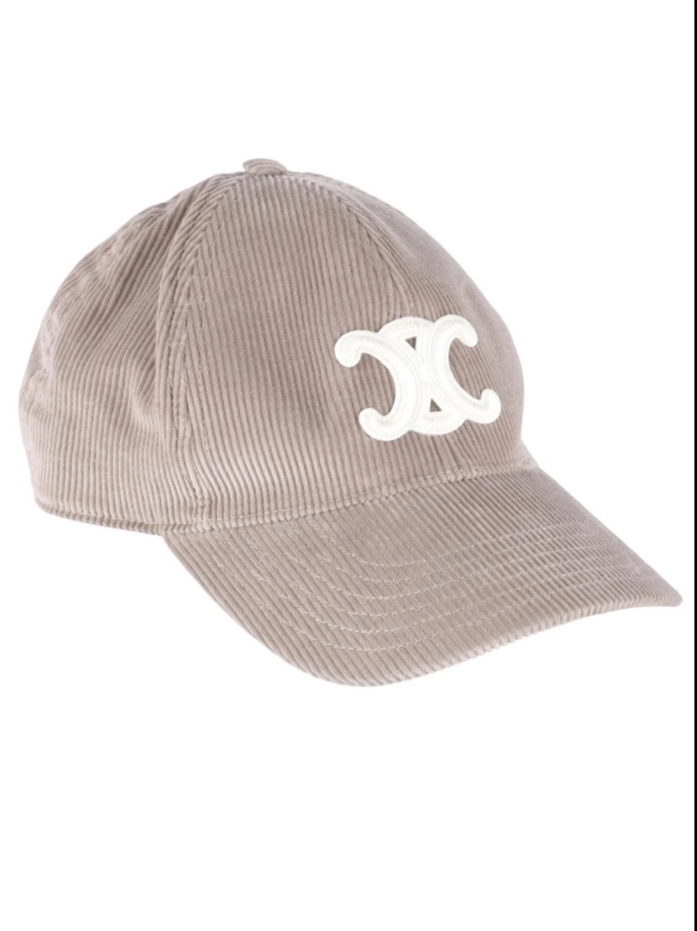 Celine Corduroy Baseball Cap
